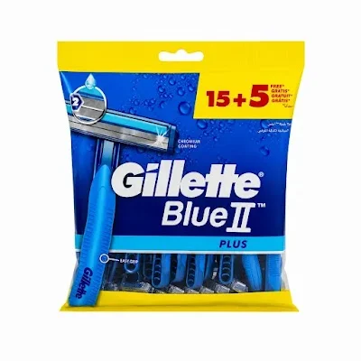 جيليت اكياس بلو 2بلس 15+5