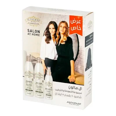 ايل صالون عرض شامبو + بلسم + ليف ان 500+500+200مل
