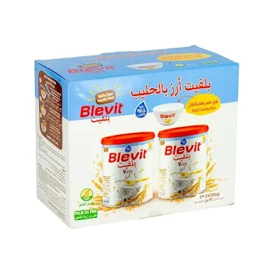 بليفيت بلس ارز 2*350 جم + ملعقة او طبق طعام